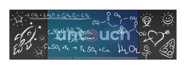MES uchun Antouch Chalk Board ANTP-8620ipc interaktiv kompleksi