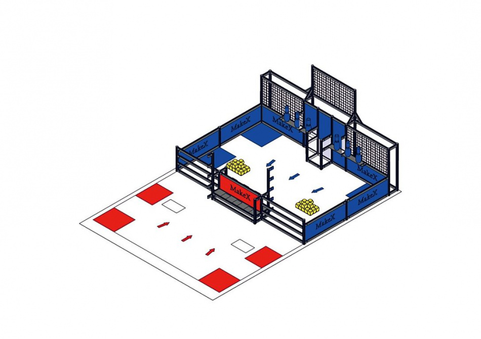 Competitive Driving Field 2020 MakeX Challenge Intelligent Innovator Practice Arena
