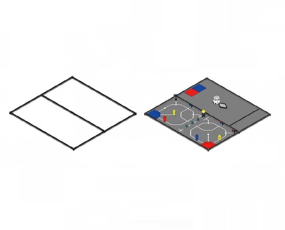 OR. Set of fields with competitive elements Makeblock "Basics of Robotics", field