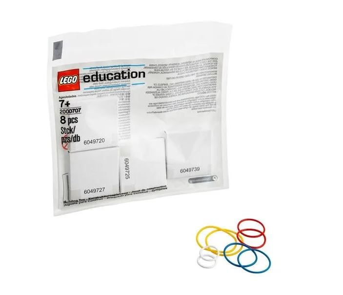 LEGO 2000707 LE set with spare parts "Rubber rings and drives"