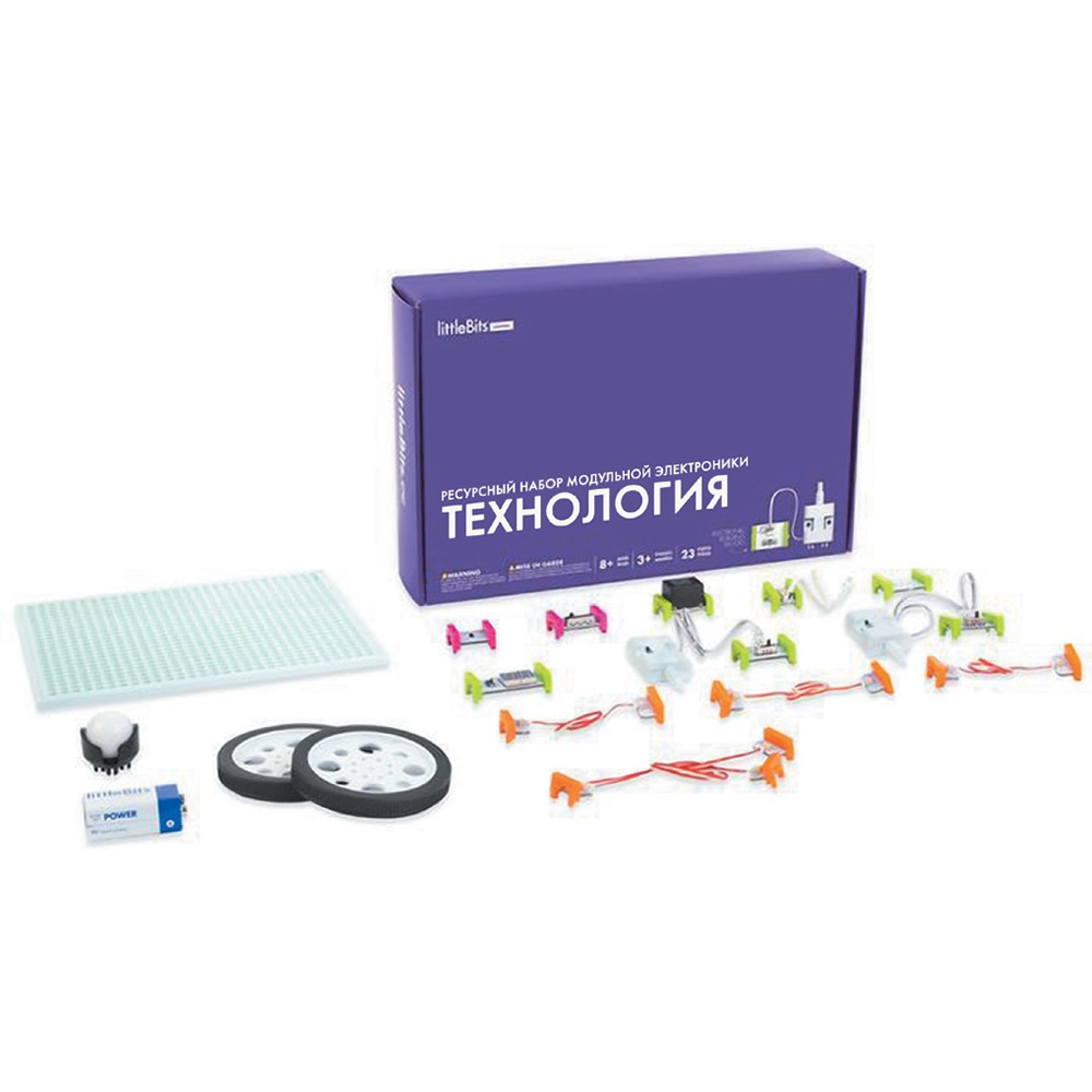 Resource kit of modular electronics LittleBits “Technology” (LB-CK-EPT) 680-0032
