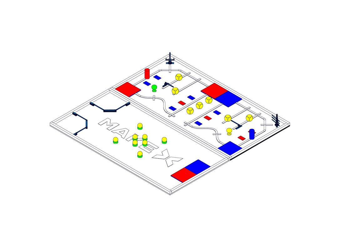 Competitive field with elements of MakeX 2019 City Guardian Arena