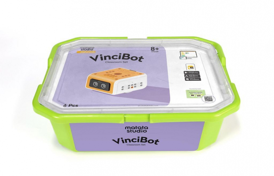 Set of programmable robots MatataLab VinciBot Classroom Set