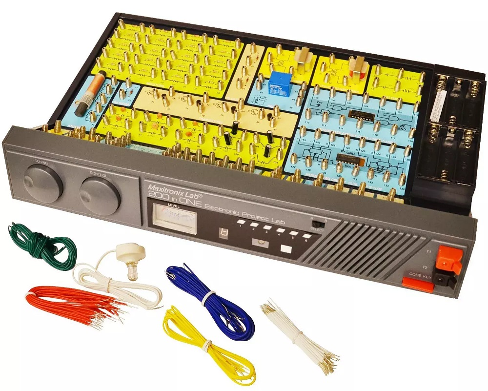 Educational set "Electronic Projects Laboratory" 200 in 1 Maxitronix MX-907