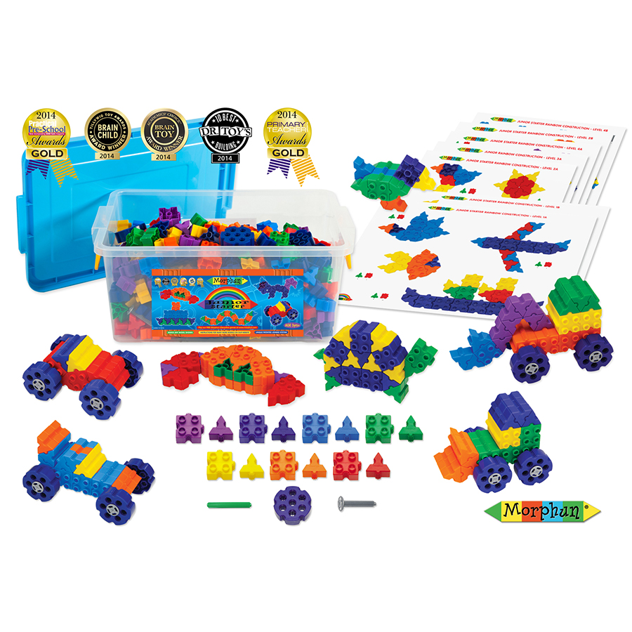 Morphun Junior Starter Rainbow 500 Set “Rainbow Design”, 500 pieces