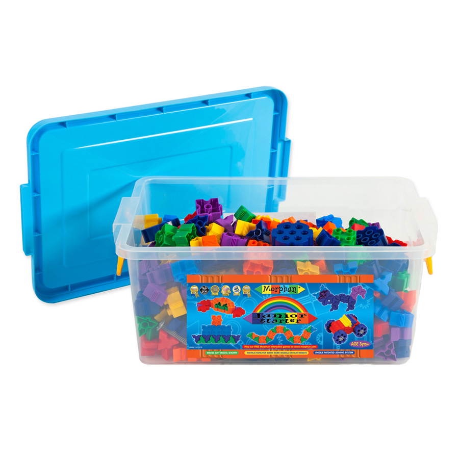Construction set Morphun Junior Starter Rainbow 600 Set “Rainbow Design” 600 parts