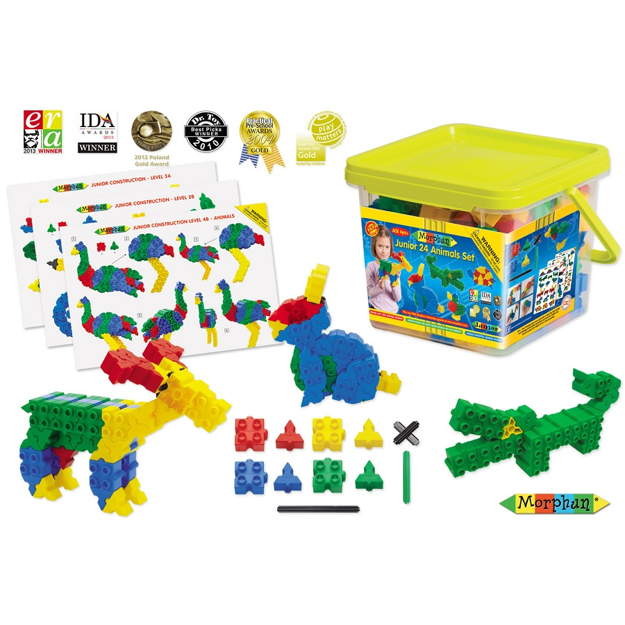 Construction set Morphun Junior 24 Animals Set “Animals”