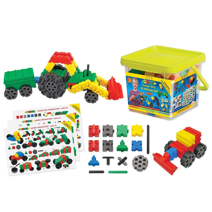 Construction set Morphun Junior Xtra 10 Vehicles Set “Extra Cars”