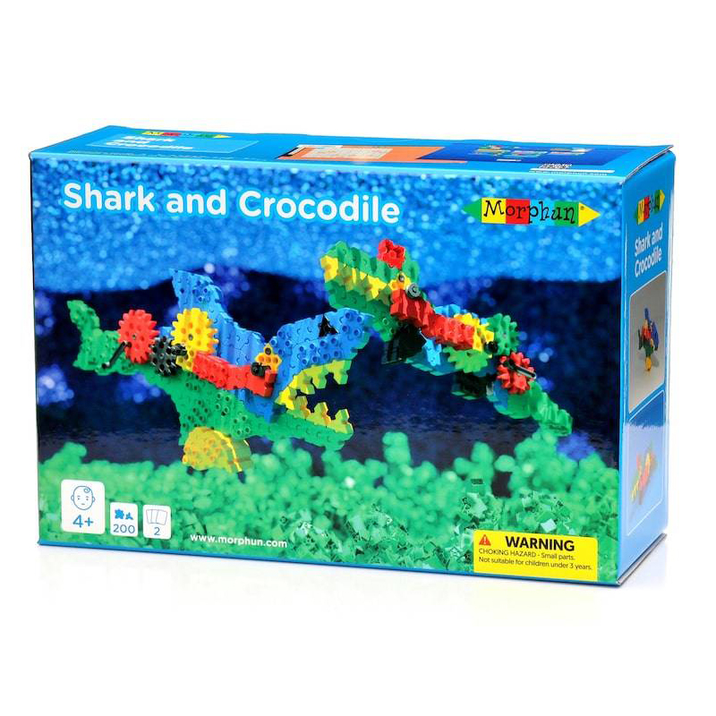 Morphun STEM "Nature and Technology" Construction Set (Shark and Crocodile)