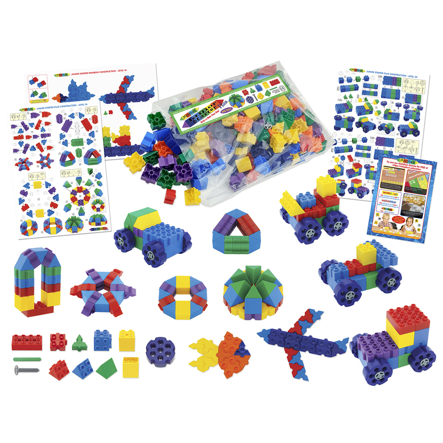 Construction set Morphun Junior Starter Plus 200 set “DESIGN” Entry level 200 parts