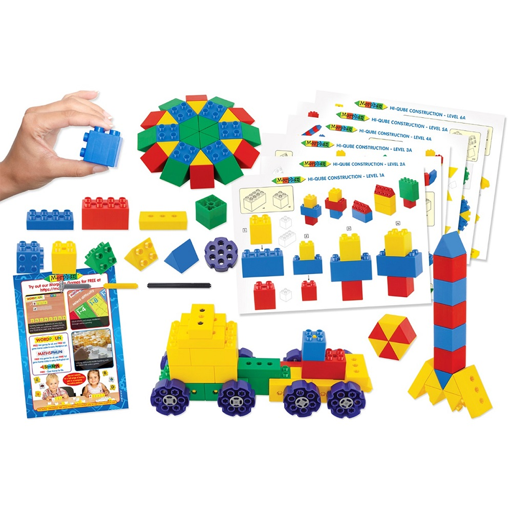 Morphun construction set Hi-Qube KG series, 165 parts