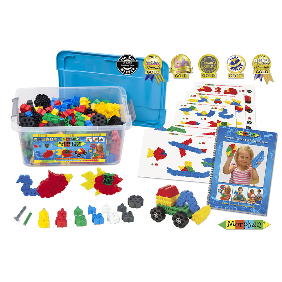 Construction set Morphun Junior Starter 600 set “DESIGN” 600 parts, entry level