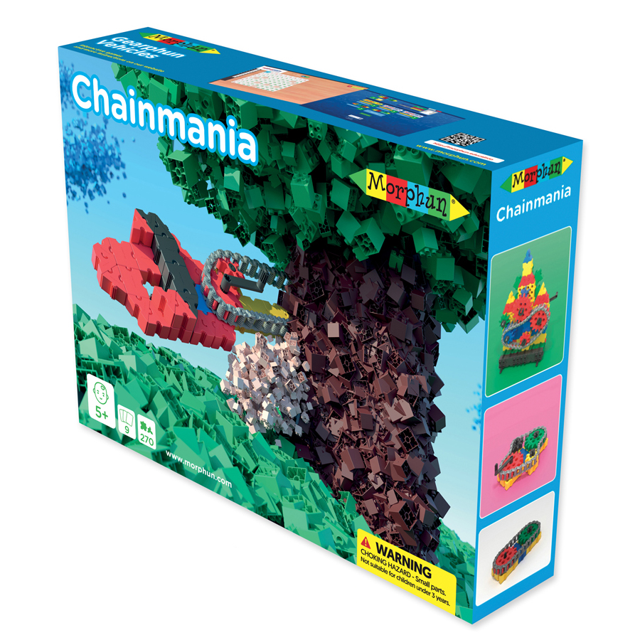 Morphun STEM "Chain" Construction Set Gearphun Junior Chain Games Set