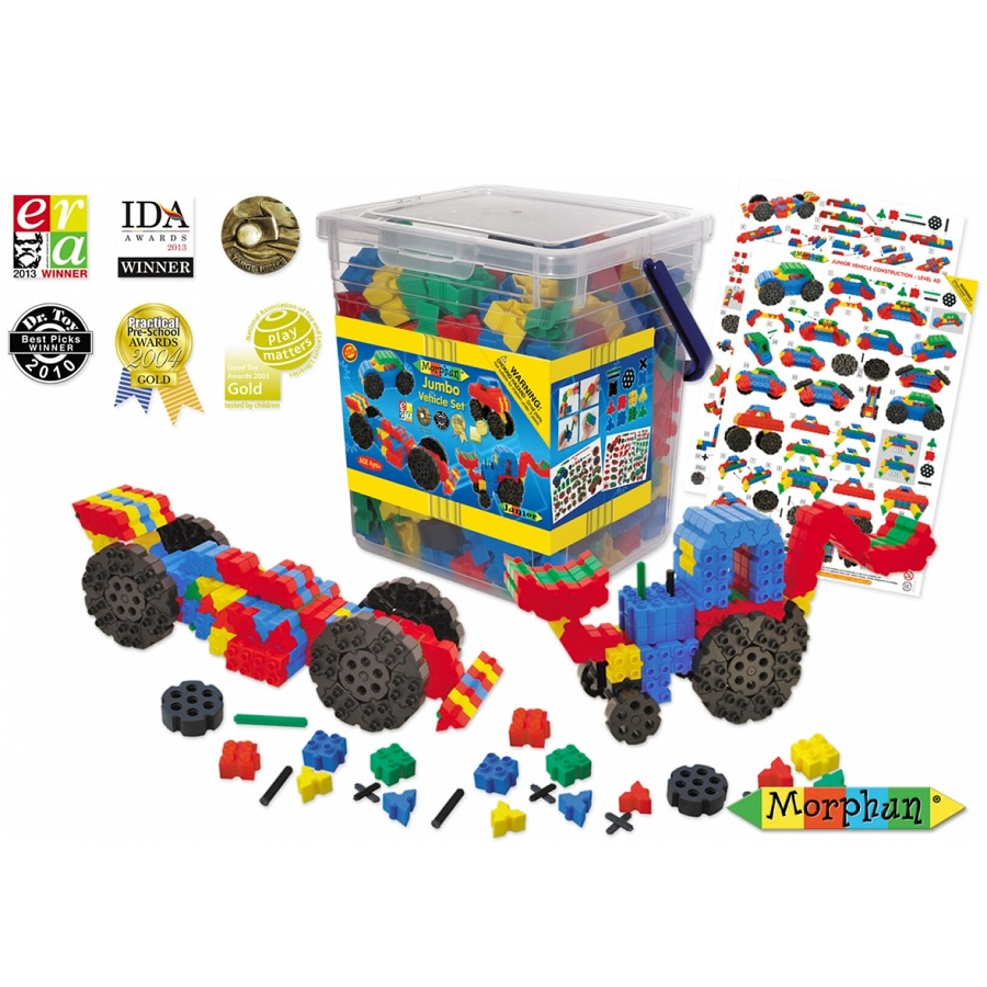 Constructor Morphun “Big Cars” Jumbo Vehicles Set