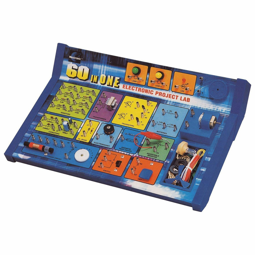 Educational set "Electronic Projects Laboratory" 60 in 1 Maxitronix MX-805