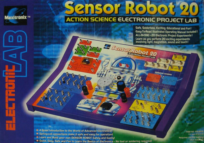 Educational set "Robotics Laboratory" 20 projects Maxitronix MX-803