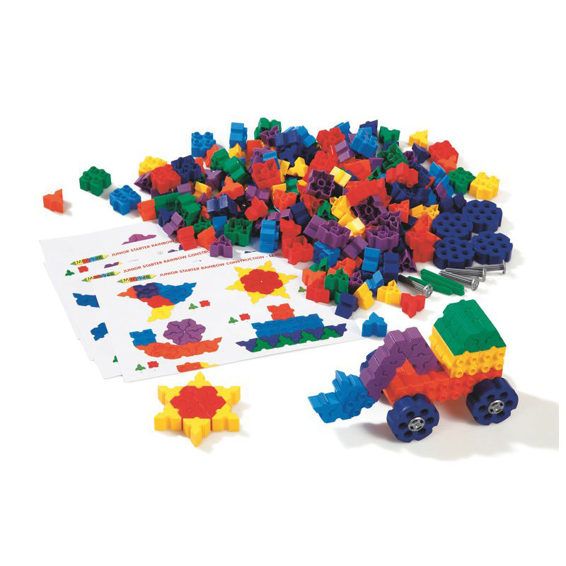 Construction set Morphun Junior Starter Rainbow 300 Set “Rainbow Design” 300 parts