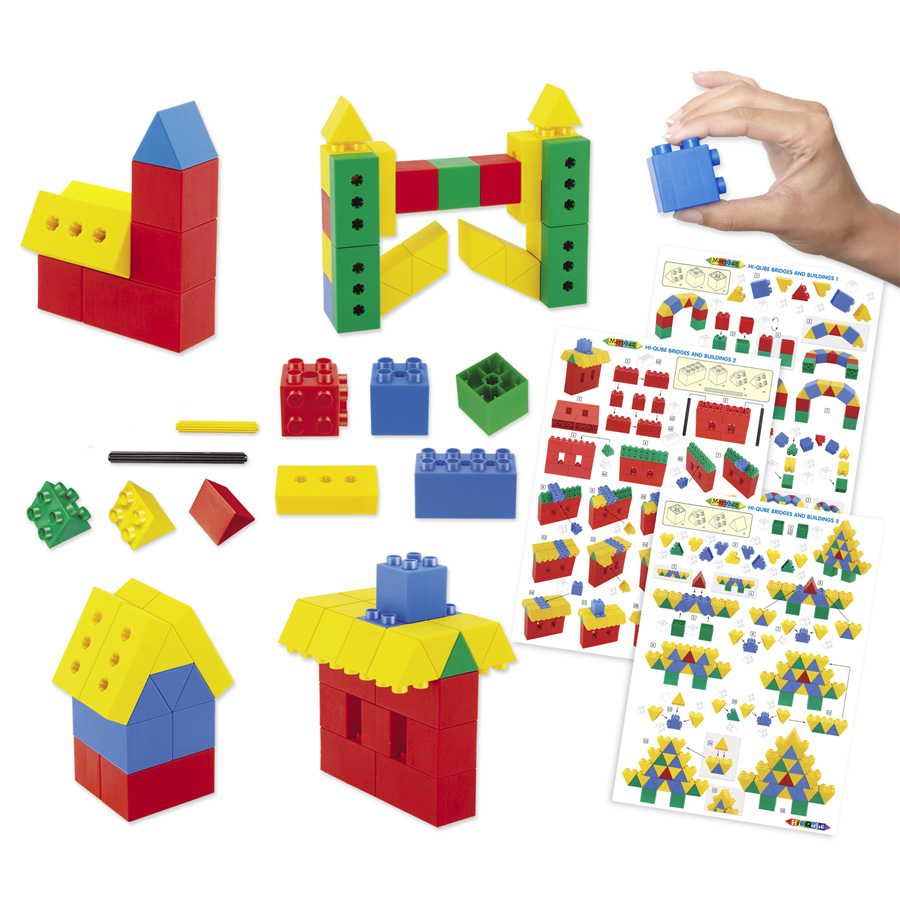 Constructor Morphun series Hi-Qube Bridges and Buildings Buildings and bridge 110 Parts