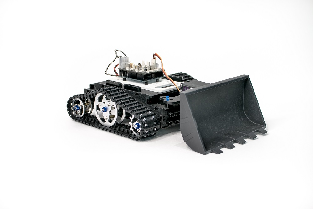 Educational robotic platform Omegabot Set "Tank" on a tracked chassis