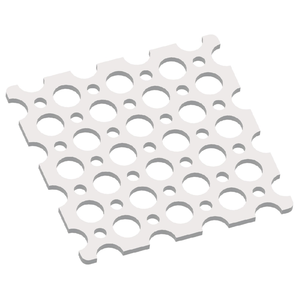 4 x 4 Hole Plate TETRIX PRIME (Pack of 2) 41261