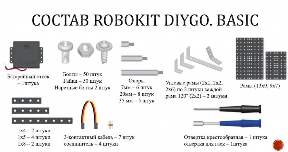 Robotic constructor Robo kit DIY GO Basic
