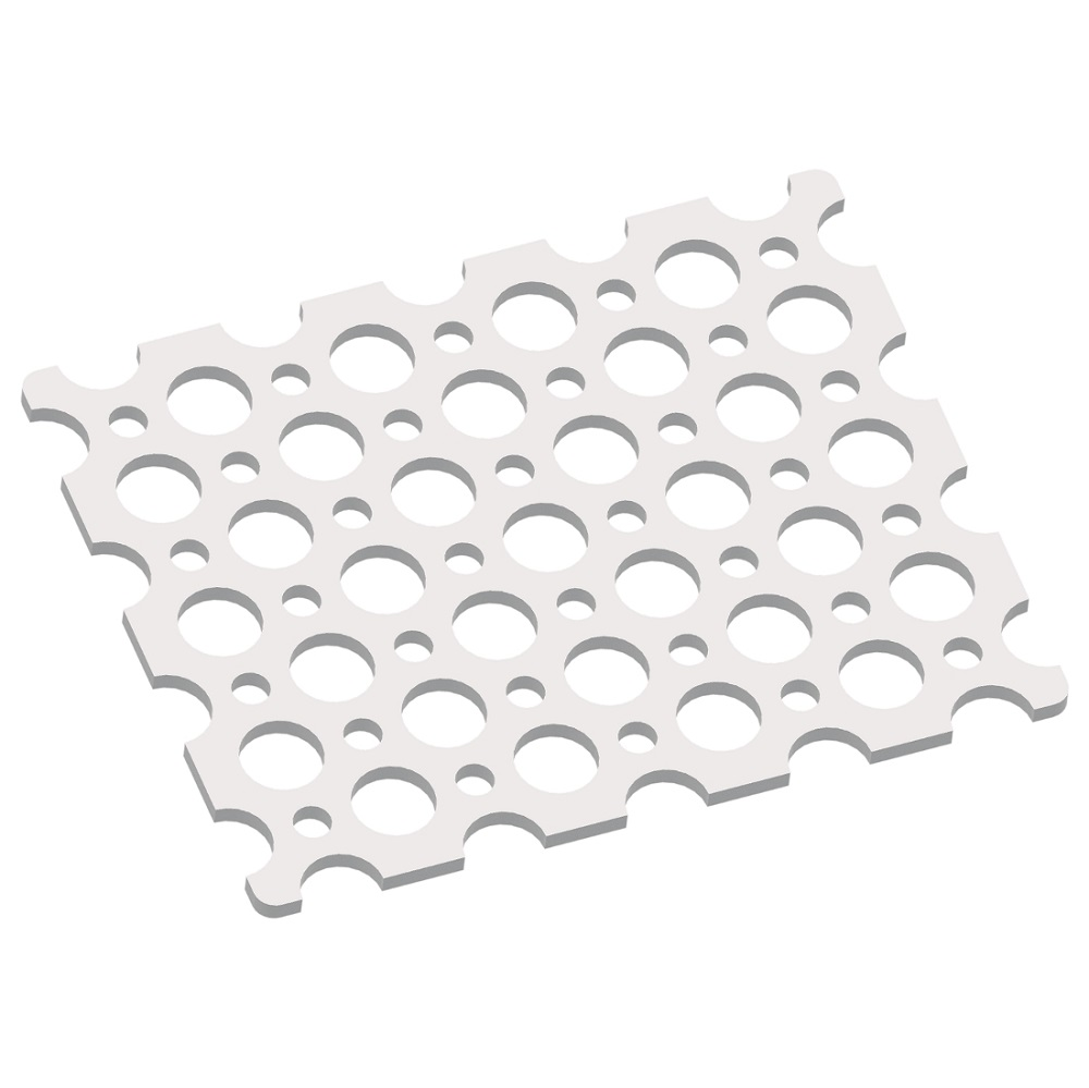 4 x 5 Hole Plate TETRIX PRIME (Pack of 2) 41262