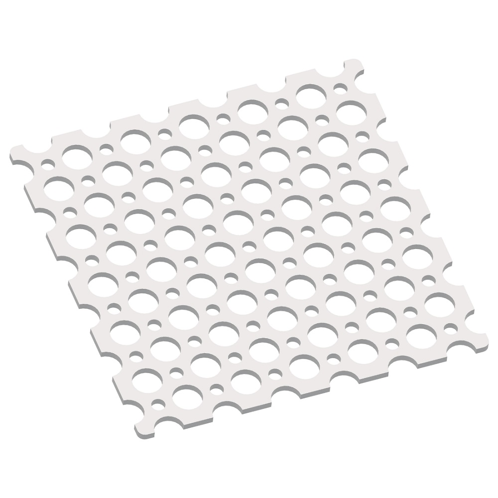 6 x 6 Hole Plate TETRIX PRIME (Pack of 2) 41263