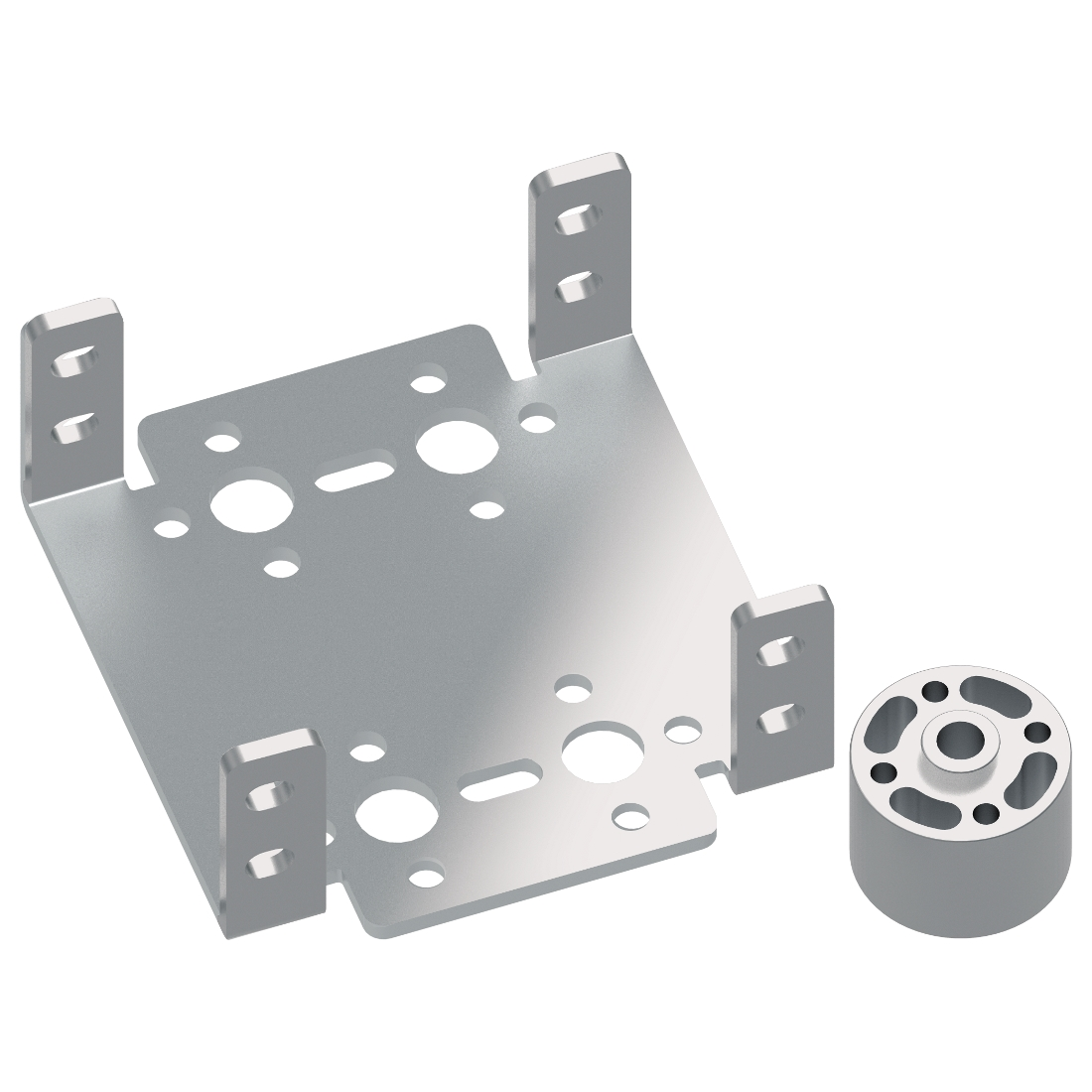 Dual mounting support for standard TETRIX® MAX servos 39064