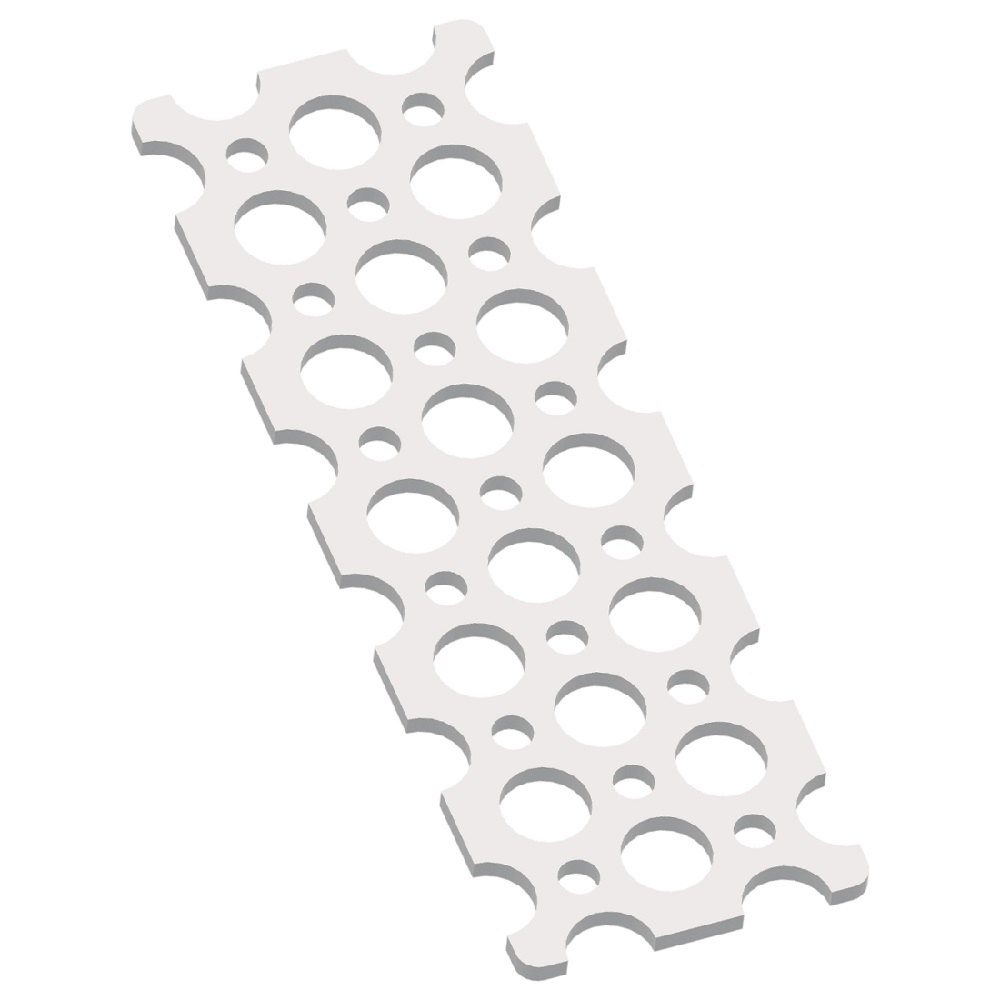 2 x 6 Hole Plate TETRIX PRIME (Pack of 2) 41256