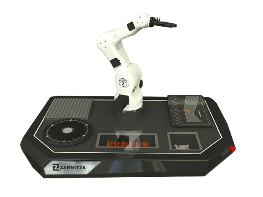 Educational robotic manipulator for studying industrial robotics and automation methods Optima-2 Zarnitza