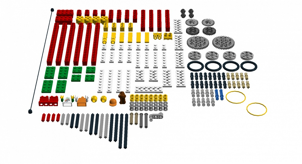 Designer Tinkamo Leva. Set of simple mechanisms 9689