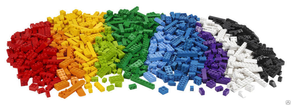 Designer Tinkamo Leva. Bricks for creative activities 45020