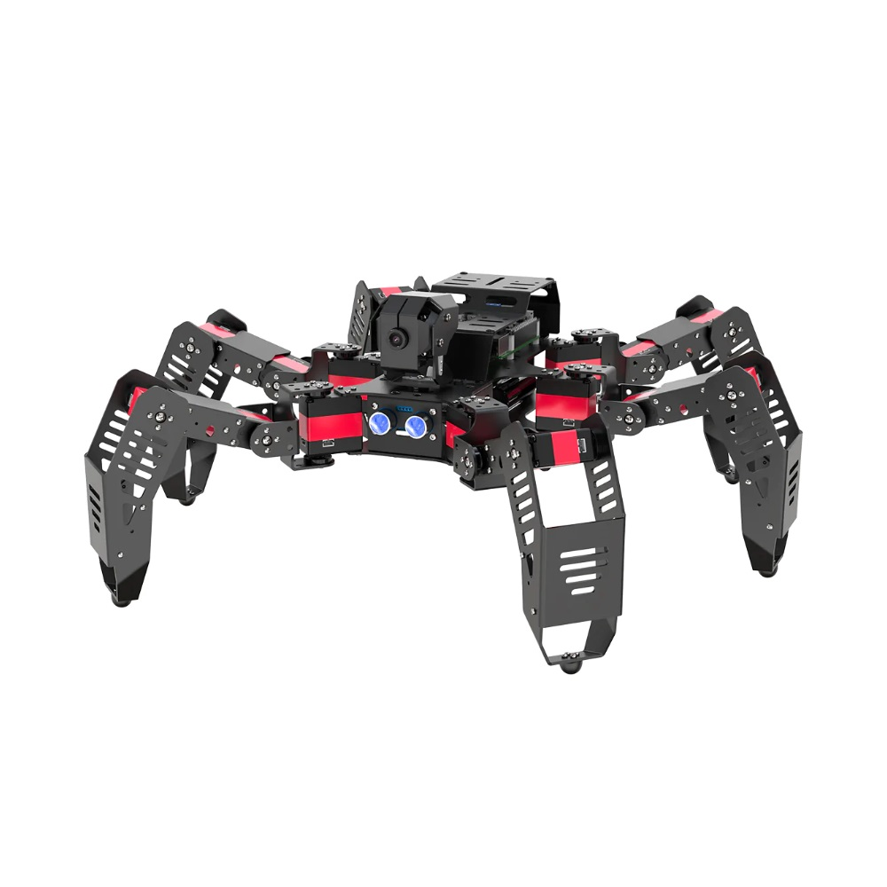 Educational set of multi-component robotic systems and manipulation robots SpiderPi with artificial intelligence "Additional education"