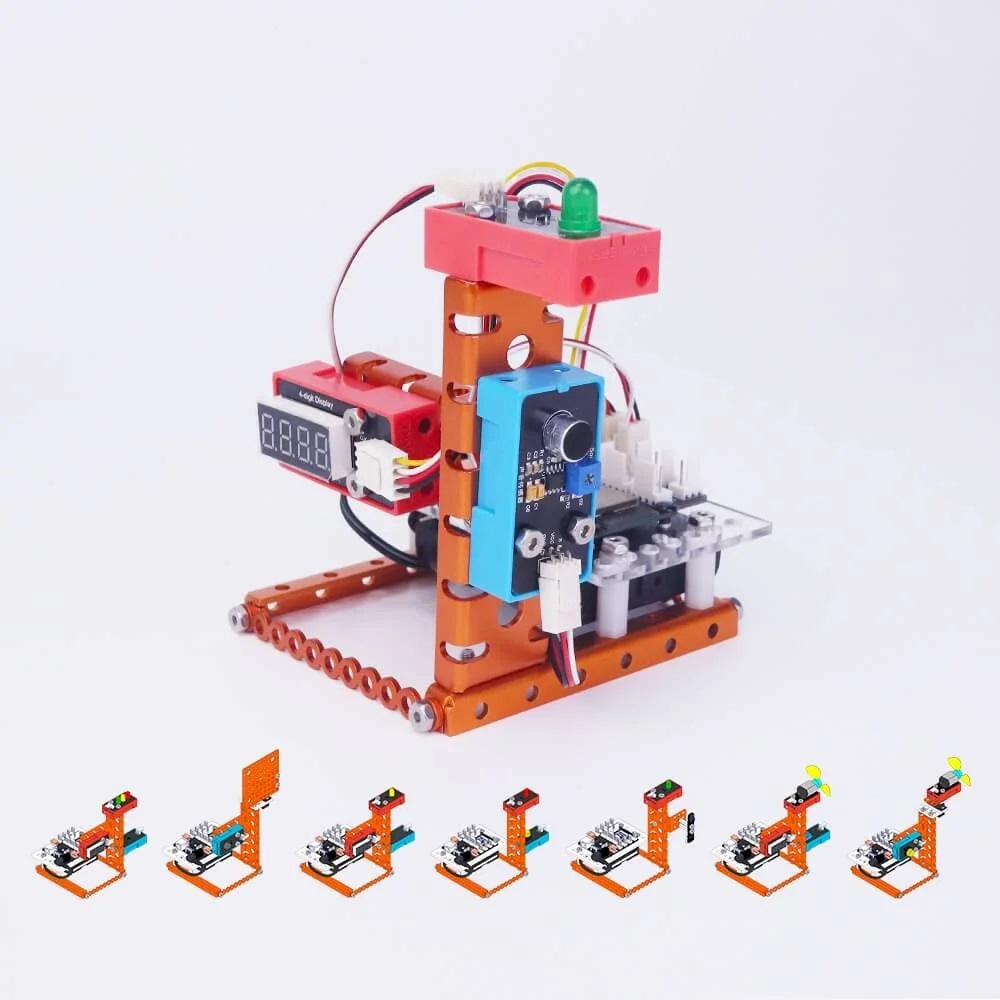 Robotic kit "Green technologies" for learning Python Weeemake