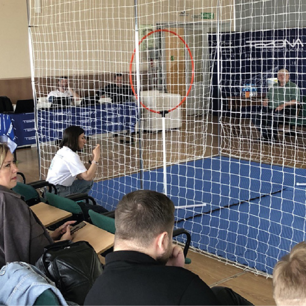 Flight zone 5*3*3 (L*W*H) TEZONA (consisting of: frame, connecting corners, floor mat, mesh, clamps) TEZONA