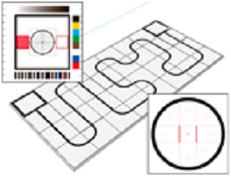 Set of fields "First step into robotics" (magnetic) 1200*2400 mm. with margins 300*300 mm. 42 pcs.