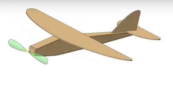 Kit for opening a club on "Aircraft modeling" basic set for 10 students for 1 year of study model001