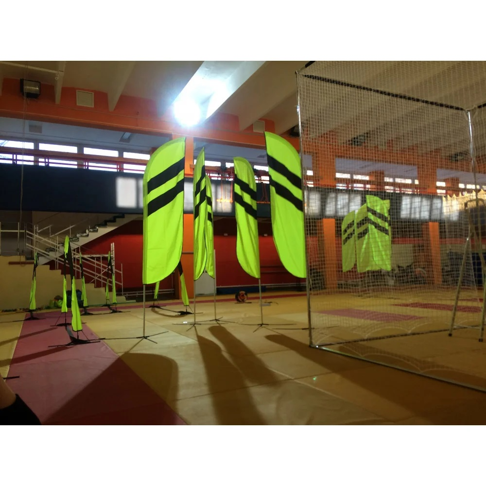 Track for the drone racing competition Quadro Race Lights