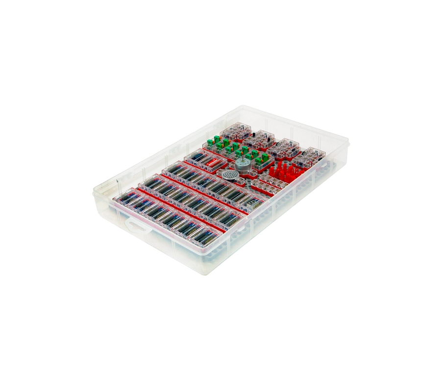 NAUROBO starter kit for assembling electronic circuits