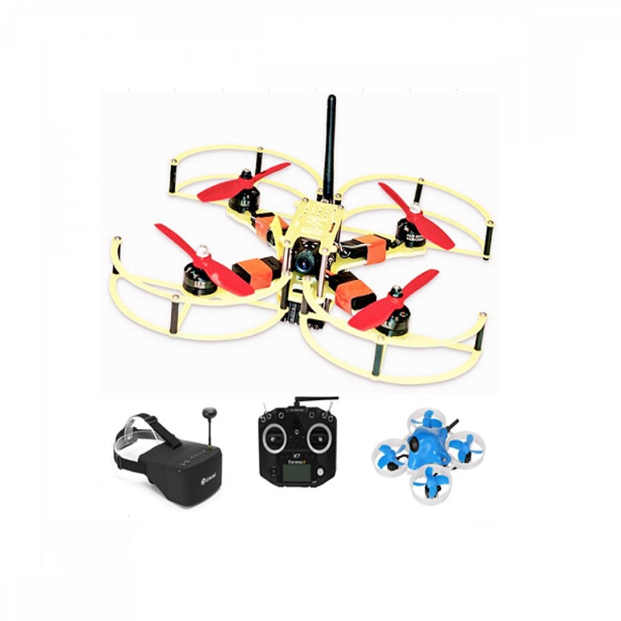 Educational kit for assembling EdDron WS quadcopter (without soldering)