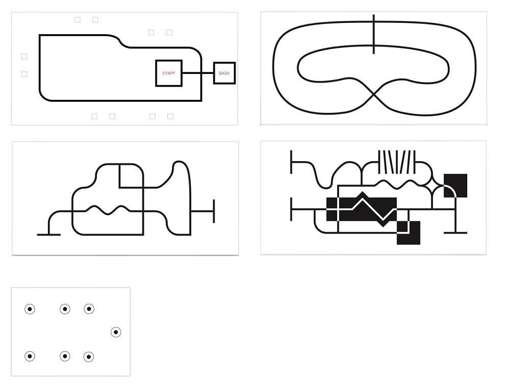 Set of fields for robot competitions Hello, Robot!