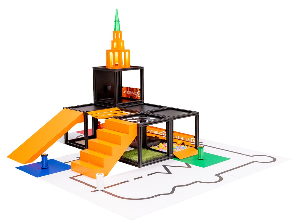 A set of fields for robotics competitions. A testing ground for mobile robots. Version "Standard" Zarnitza