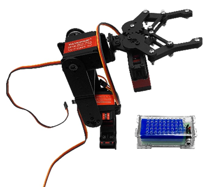 Advanced robotics kit for learning the basics of manipulator robotics “Robotrack Manipulator Advanced”