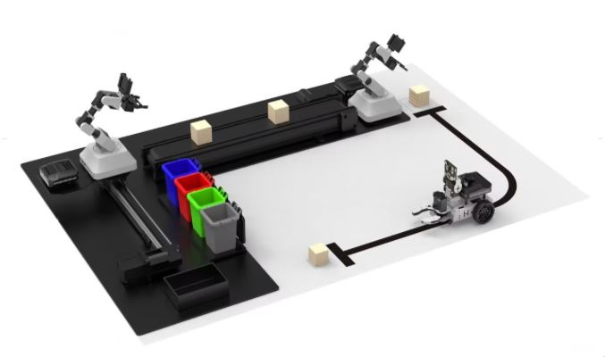 Educational and laboratory kit for studying automated lines and movements "Premier" PRO Technician