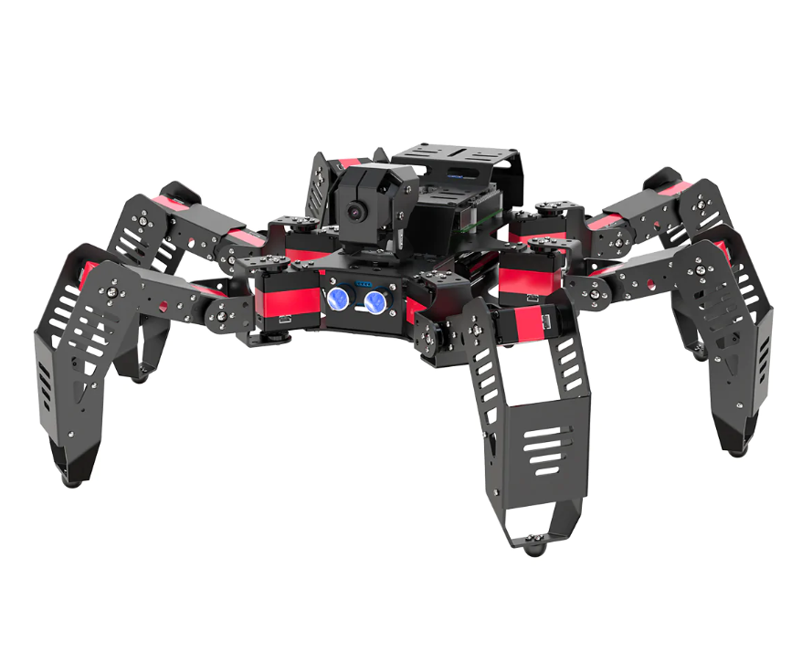 Educational set for studying multi-component robotic systems and manipulation robots "RoboSpider IN". Advanced kit for Raspberry Pi PRO Technician