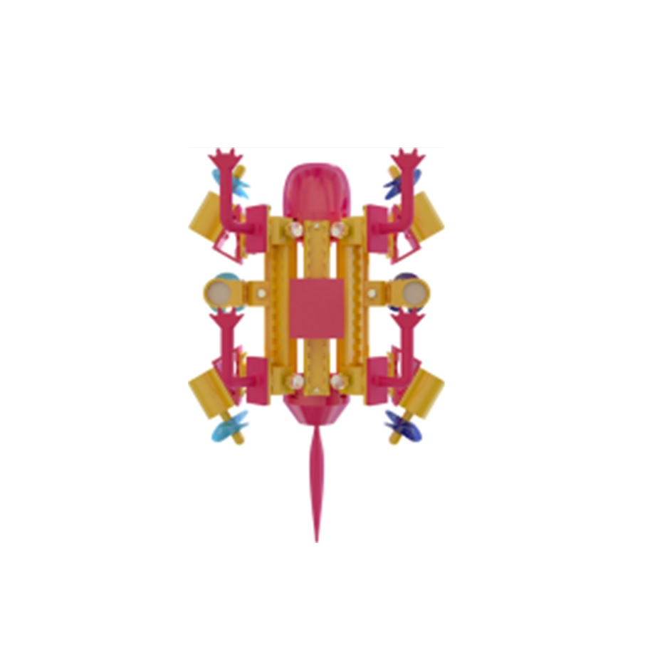 Robotic constructor for underwater robotics "Oceanica Axolotl"