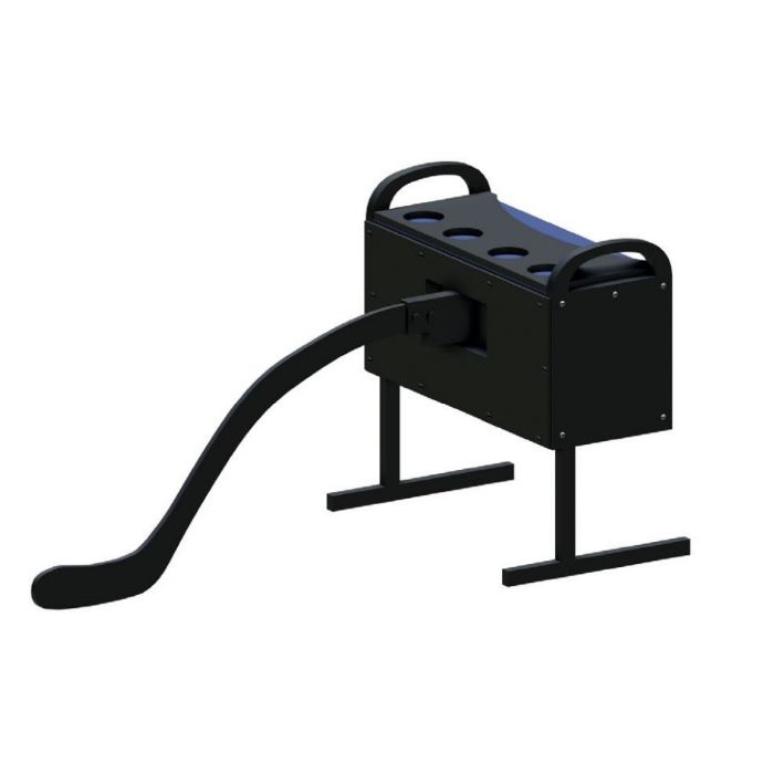 Interactive hockey simulator “Electromechanical player simulator “Rival” ST0028