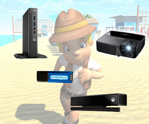 Interactive physical education complex "Fun Run + Training + Throwing" (Full set) InterTouch