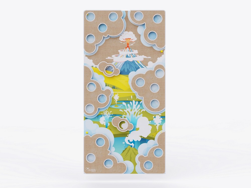 Climbing wall for children ALMA “Volcanoes and geysers of Kamchatka” from the “My Russia” series