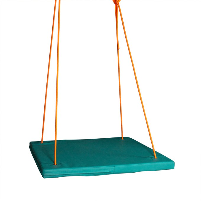 Suspended sensory trainer Platform green color "Nanny Owl"